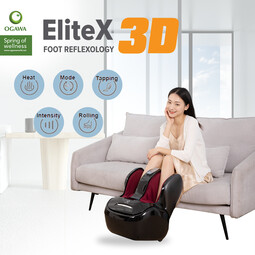 [OGAWA Parent's Relax & Recharge Bundle ]  EliteX 3D Foot Reflexology/Foot Massager + Izen + USB EYE MASK